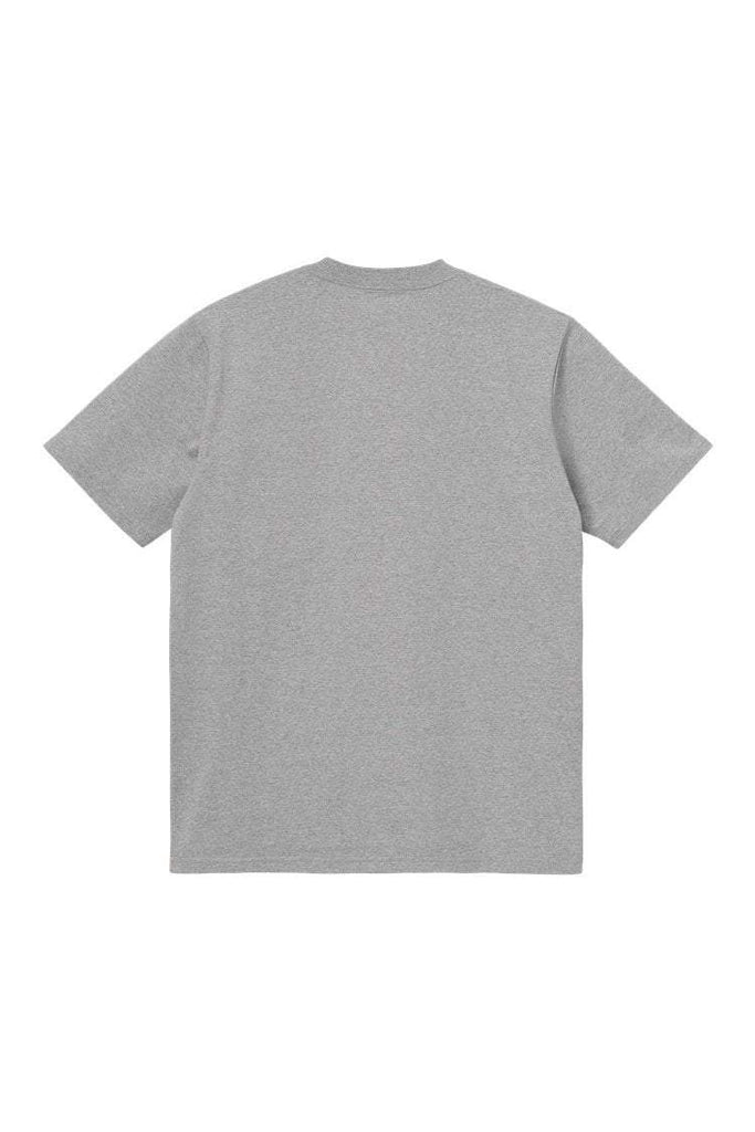 CARHARTT TEES CARHARTT WIP UNIVERSITY TEE - GREY/WHITE