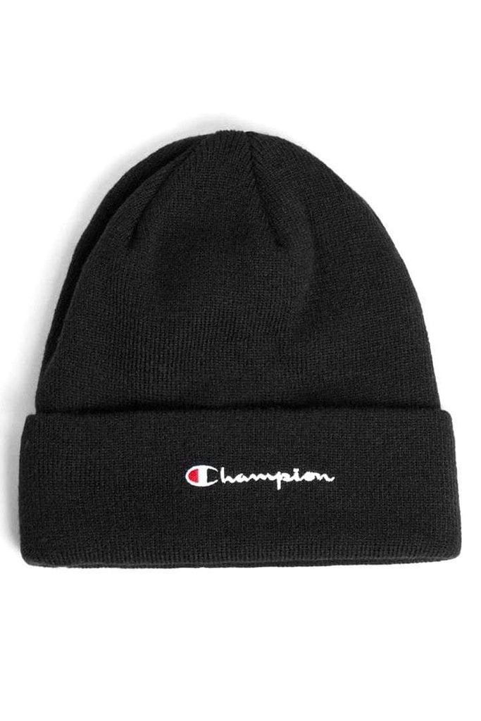 CHAMPION BEANIE C LIFE MICRO SCRIPT BLACK – Pretty Rad Store