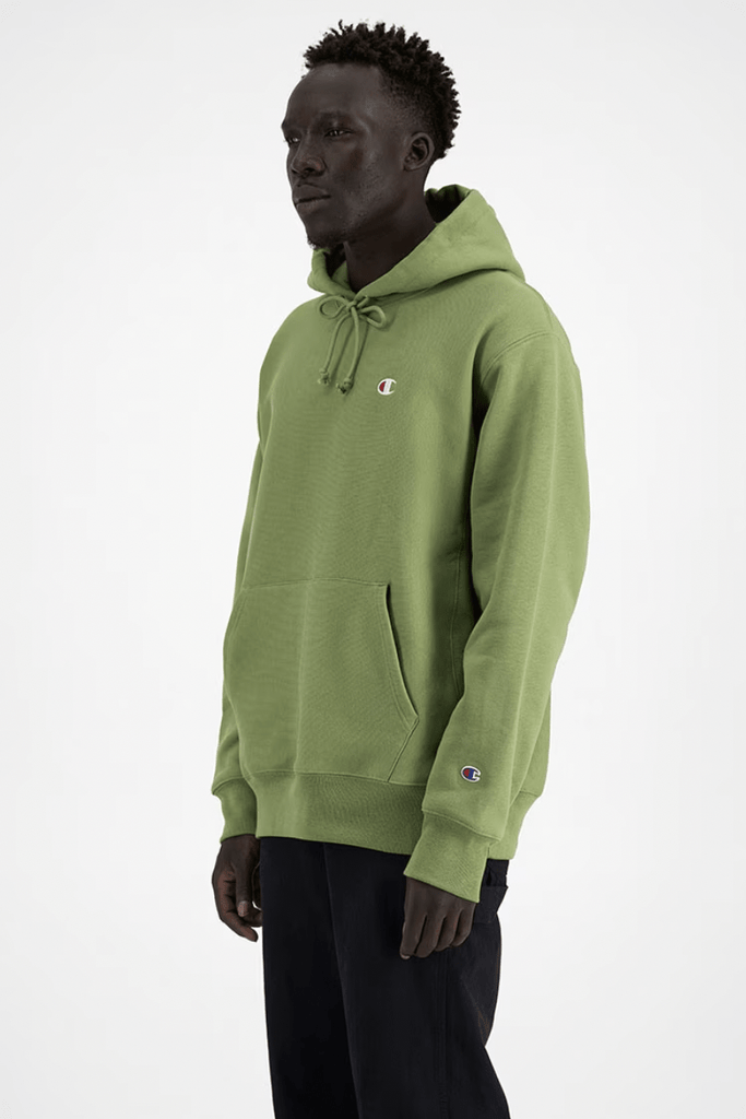 CHAMPION HOODIES CHAMPION REVERSE WEAVE HOODIE - GOOPS GREEN