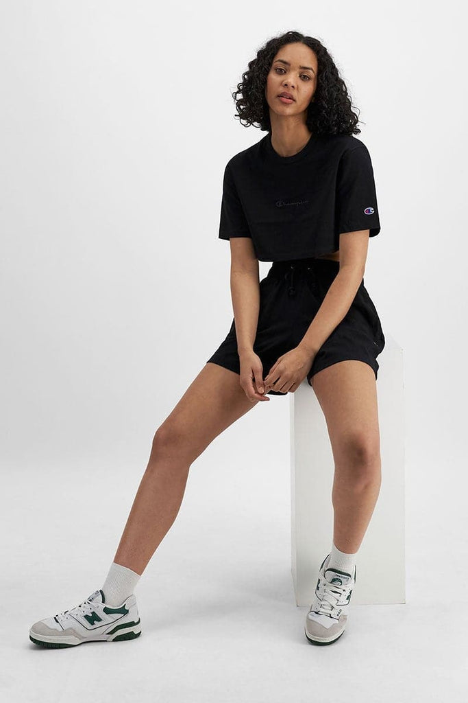 CHAMPION TOPS CHAMPION HERITAGE RELAXED SHORT - BLACK