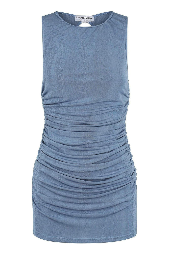 CHARLIE HOLIDAY DRESSES CHARLIE HOLIDAY SONNY DRESS - OCEAN