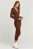 CHARLIE HOLIDAY DRESSES CHARLIE HOLIDAY TINA MIDI DRESS - CHOCOLATE