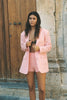 CHARLIE HOLIDAY LADIES JACKETS CHARLIE HOLIDAY ADDISON BLAZER - PINK PUNCH