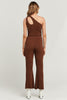 CHARLIE HOLIDAY LADIES PANTS CHARLIE HOLIDAY TINA PANT - CHOCOLATE