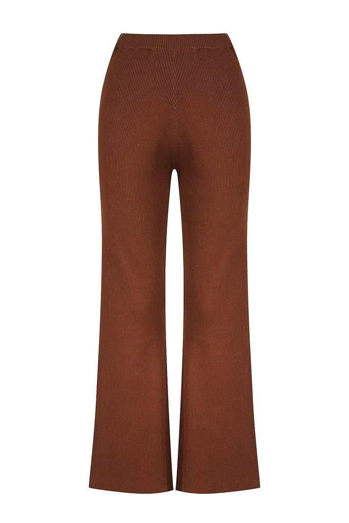 CHARLIE HOLIDAY LADIES PANTS CHARLIE HOLIDAY TINA PANT - CHOCOLATE