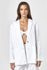 CHARLIE HOLIDAY TOPS CHARLIE HOLIDAY SHELL BLAZER - WHITE