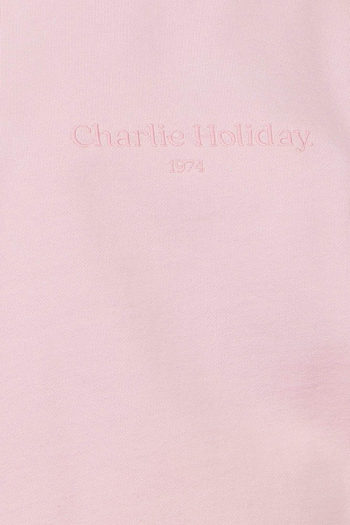 CHARLIE HOLIDAY TOPS CHARLIE HOLIDAY SWEATSHIRT - PINK SALT