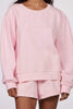 CHARLIE HOLIDAY TOPS CHARLIE HOLIDAY SWEATSHIRT - PINK SALT