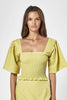 CHARLIE HOLIDAY TOPS CHARLIE HOLIDAY TUSCANY TOP - CHARTREUSE
