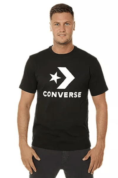 CONV TEES CONVERSE M STAR CHEVRON TEE - BLACK