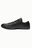 CONVERSE CONS FOOTWEAR CONVERSE CHUCK TAYLOR ALL STAR LEATHER LOW TOP - BLACK MONO LEATHER