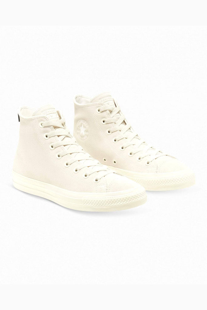 CONVERSE CONS FOOTWEAR CONVERSE CONS CHUCK TAYLOR ALL STAR PRO SUEDE HIGH TOP - EGRET/STONE