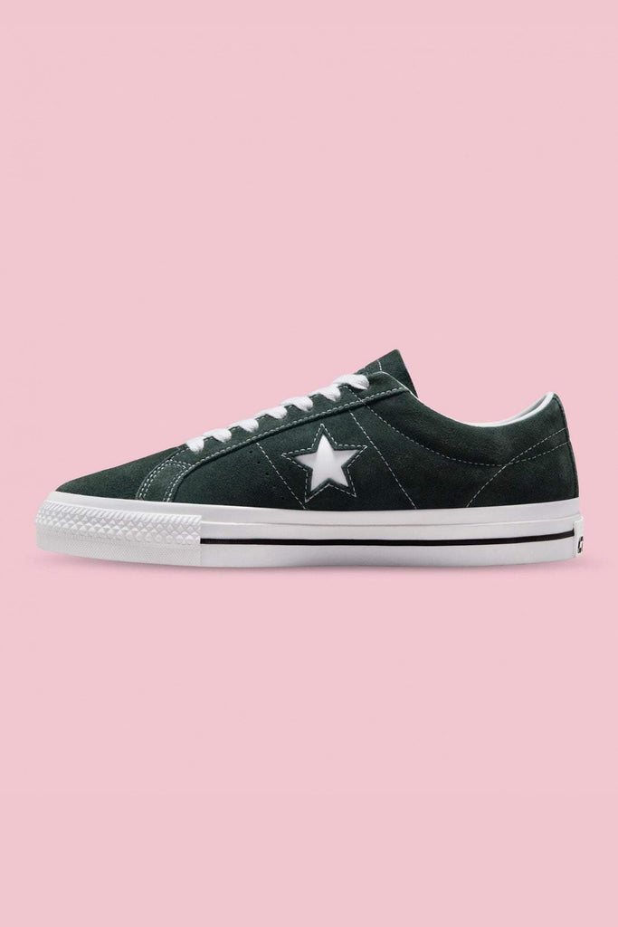 CONVERSE CONS FOOTWEAR CONVERSE CONS ONE STAR PRO SUEDE LOW - SEAWEED GREEN