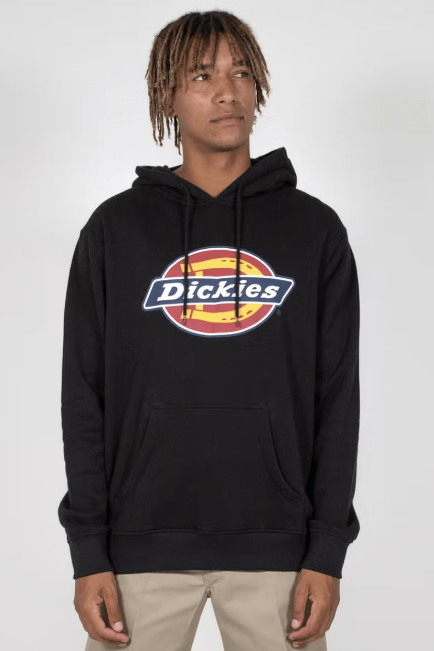 DICKIES H.S CLASSIC POP OVER HOODIE - BLACK – Pretty Rad Store