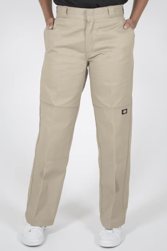 DICKIES PANTS DICKIES 85-283 LOOSE FIT DOUBLE KNEE PANT - KHAKI