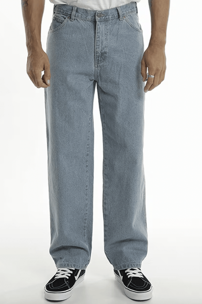 DICKIES PANTS DICKIES RELAXED FIT CARPENTER JEAN - LIGHT INDIGO