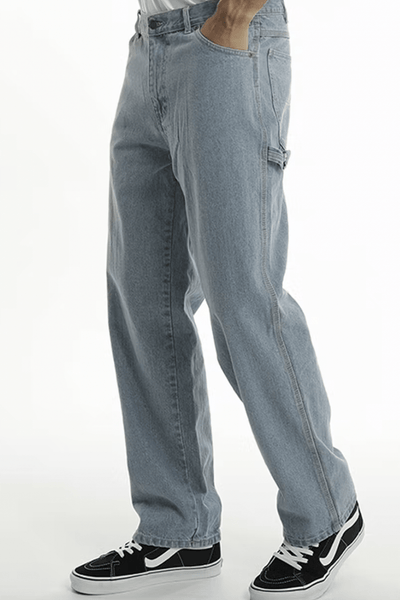 DICKIES PANTS DICKIES RELAXED FIT CARPENTER JEAN - LIGHT INDIGO