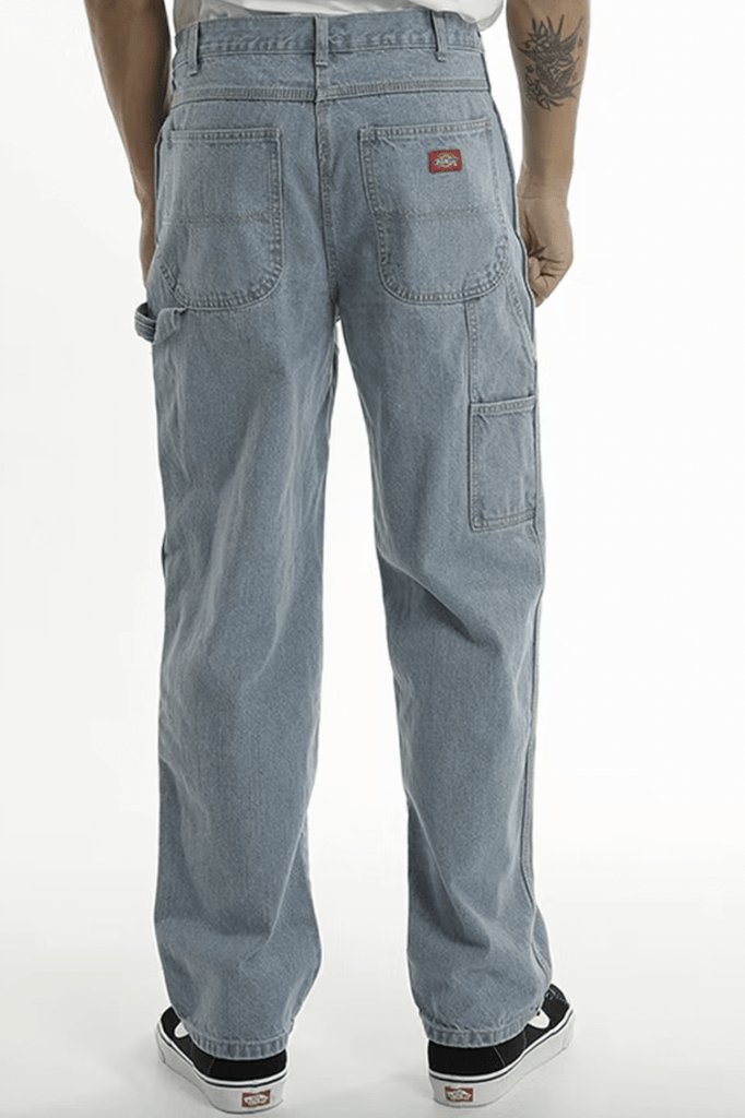 DICKIES PANTS DICKIES RELAXED FIT CARPENTER JEAN - LIGHT INDIGO