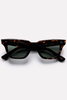 EPOKHE SUNGLASSES EPOKHE STEREO SUNGLASSES - TORTOISE POLISHED/ GREEN POLARIZED