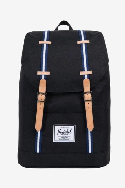 HERSCHEL TRAVEL HERSCHEL RETREAT - BLACK/BLUE PRINT/WHITE