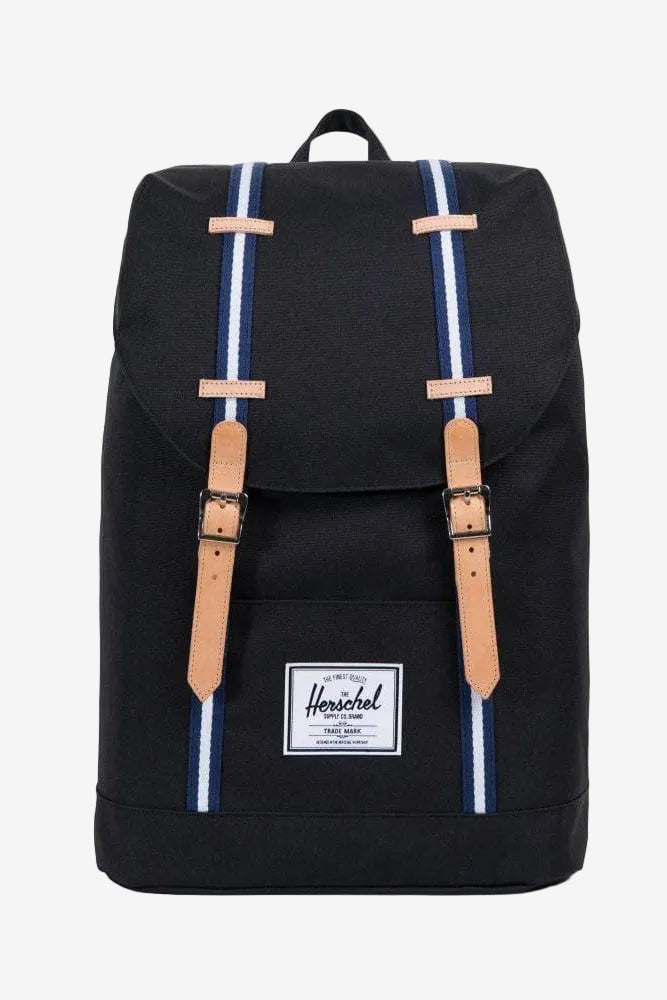 HERSCHEL TRAVEL HERSCHEL RETREAT - BLACK/BLUE PRINT/WHITE