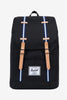 HERSCHEL TRAVEL HERSCHEL RETREAT - BLACK/BLUE PRINT/WHITE