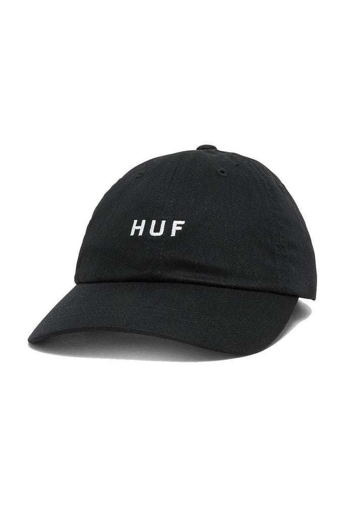 HUF HEADWEAR HUF ESSENTIAL OG LOGO CAP - BLACK
