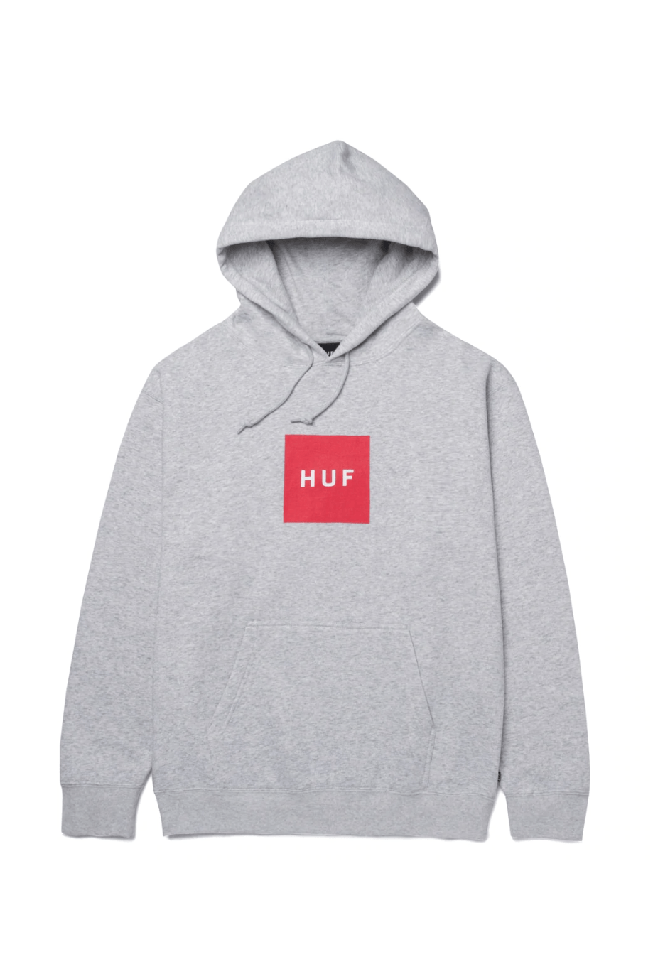 HUF ESSENTIALS BOX LOGO PULL OVER HOODIE - ATHLETIC GREY – Pretty Rad Store