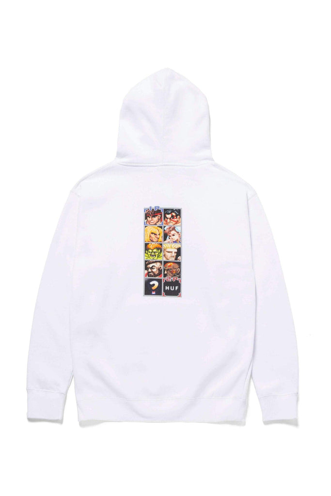 HUF HOODIES HUF X STREET FIGHTER ARCADE PULL OVER HOODIE - WHITE