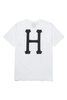 HUF TEES HUF ESSENTIAL CLASSIC H TEXT TEE S/S - WHITE