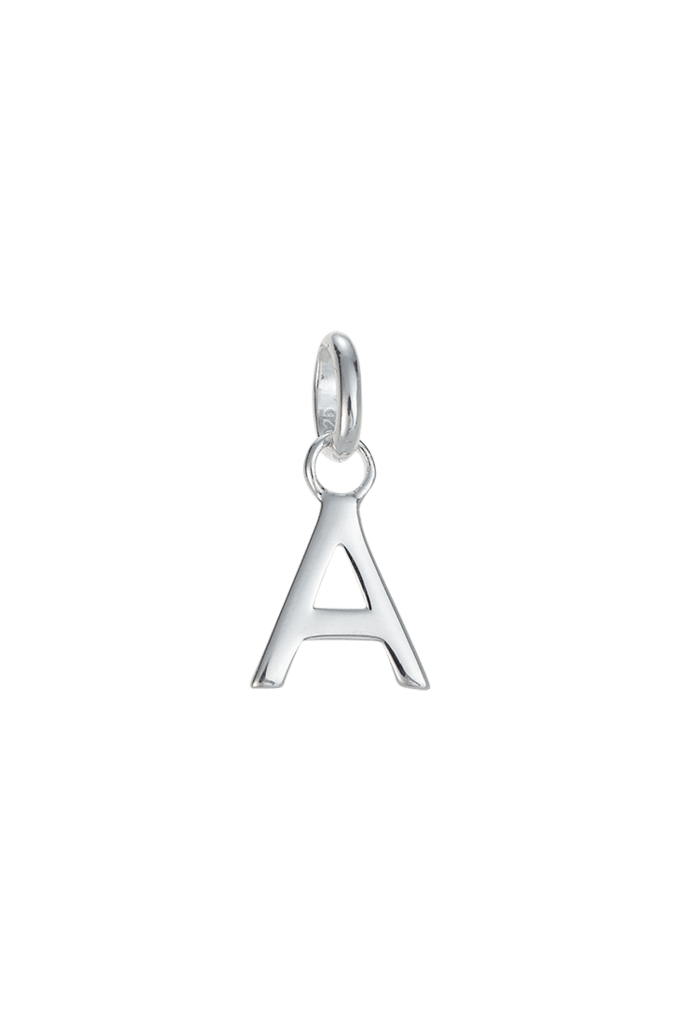 KIRSTIN ASH JEWELLERY KIRSTIN ASH OUTLINE INITIAL CHARM A-Z - STERLING SILVER