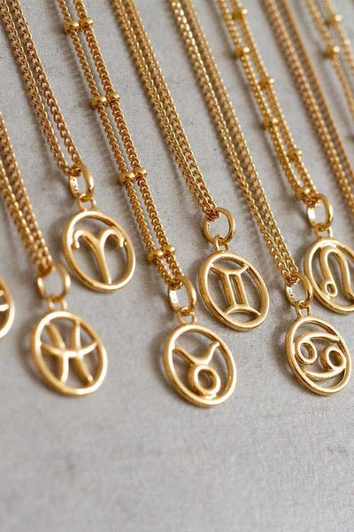 KIRSTIN ASH JEWELLERY CAPRICORN KIRSTIN ASH ZODIAC CHARM - 18K GOLD VERMEIL