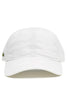 LACOSTE HEADWEAR LACOSTE BASIC SIDE CROC COTTON CAP - WHITE