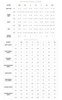 The Lahana Active size guide.