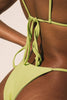 LAHANA SWIM SWIMWEAR LAHANA CHIA CHEEKY BIKINI BOTTOM - RIBBED LIME **PRE-ORDER**