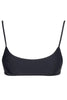 LAHANA SWIM SWIMWEAR LAHANA LUNA BASIC SCOOP TOP - MATTE BLACK