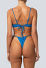 LAHANA SWIM SWIMWEAR LAHANA SCARLETT BRA BIKINI TOP - RIBBED BLUE SAPPHIRE