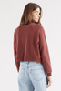 LEVIS LADIES JEANS LEVI'S VINTAGE RAGLAN CREW - MADDER BROWN