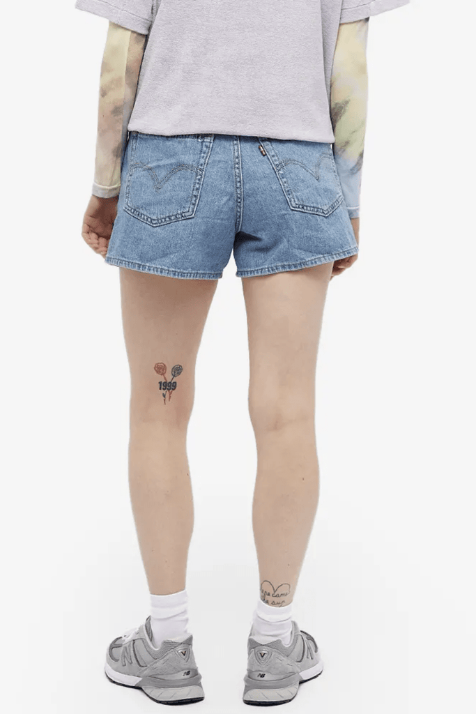 LEVIS LADIES SHORTS LEVI'S HIGH LOOSE SHORTS - LETS STAY IN BLUE