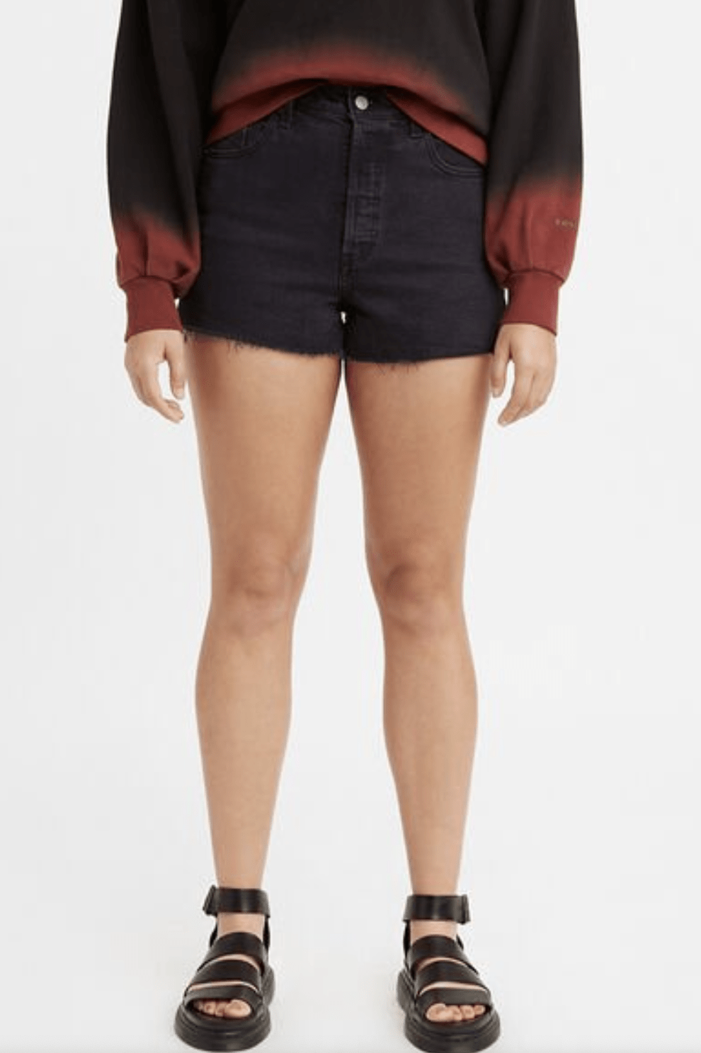 LEVI'S RIBCAGE SHORT BLACK LAKE