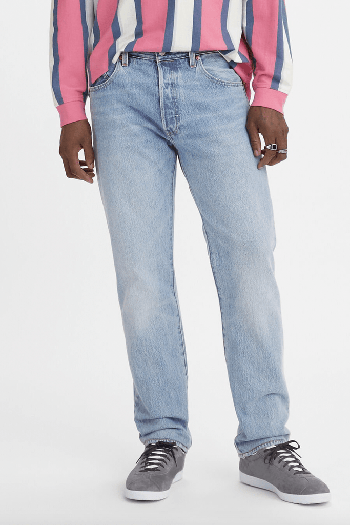 LEVI S 501 93 STRAIGHT JEANS LIGHT INDIGO STONEWASH