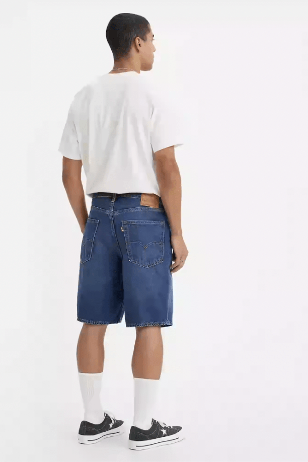 Baggy denim shop shorts mens