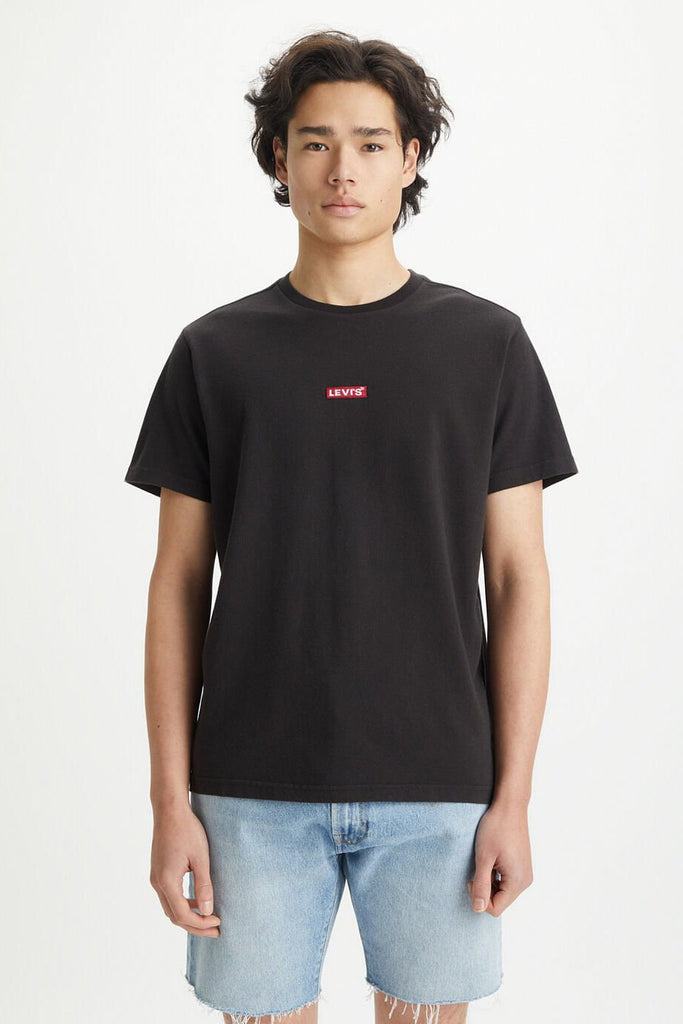 LEVIS MENS T-SHIRTS LEVI'S RELAXED BABY TAB TEE - METEORITE