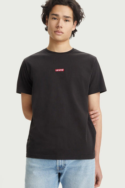 LEVIS MENS T-SHIRTS LEVI'S RELAXED BABY TAB TEE - METEORITE