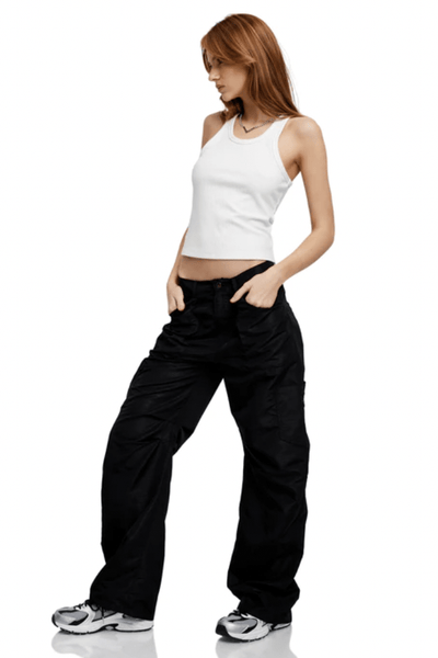 LIONESS Pants LIONESS MIAMI VICE SWISH PANT - ONYX BLACK