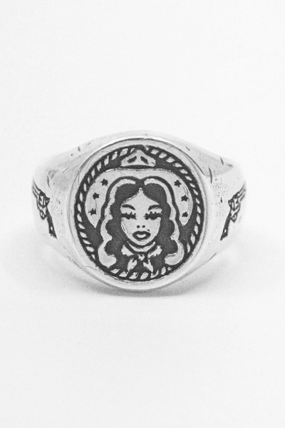 LOX & CHAIN JEWELLERY LOX & CHAIN RIDE OR DIE RING - SILVER 925