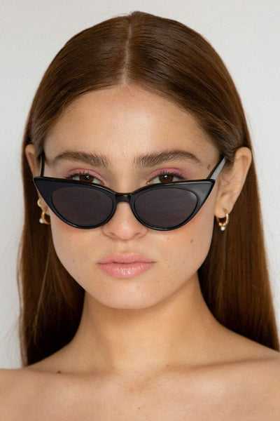 LU GOLDIE SUNGLASSES LU GOLDIE BRIDGETTE SUNGLASSES - BLACK