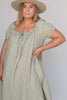 LULLABY CLUB DRESSES LULLABY CLUB SAWYER BABY DOLL DRESS - SAGE
