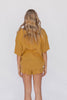 LULLABY CLUB LADIES SHORTS LULLABY CLUB ALEX KNIT SHORTS - MUSTARD