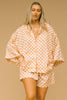 LULLABY CLUB SHORTS LULLABY CLUB LUXE LOUNGE SHORTS - CHECKER